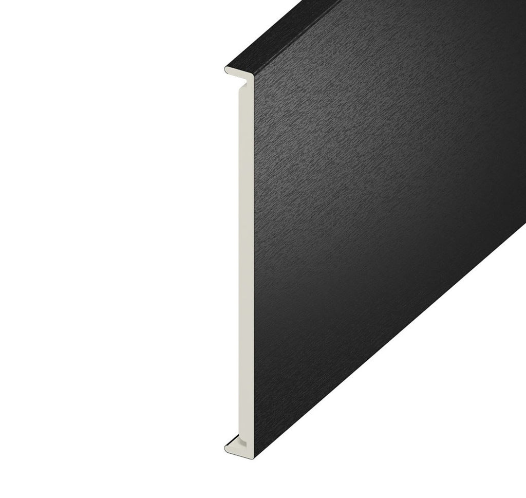 16mm Plain Anth Grey Double Fascia Board 350mm x 5m