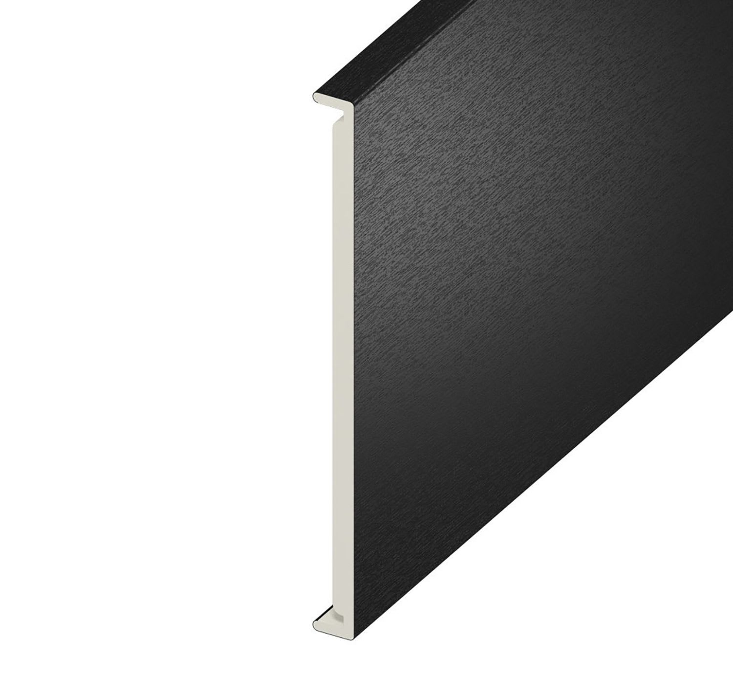 16mm Plain Anth Grey Double Fascia Board 350mm x 5m