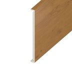 16mm Plain Anth Grey Double Fascia Board 350mm x 5m