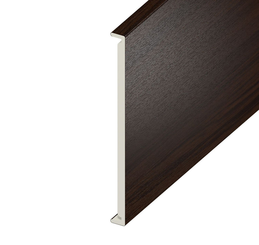 16mm Plain Anth Grey Double Fascia Board 350mm x 5m