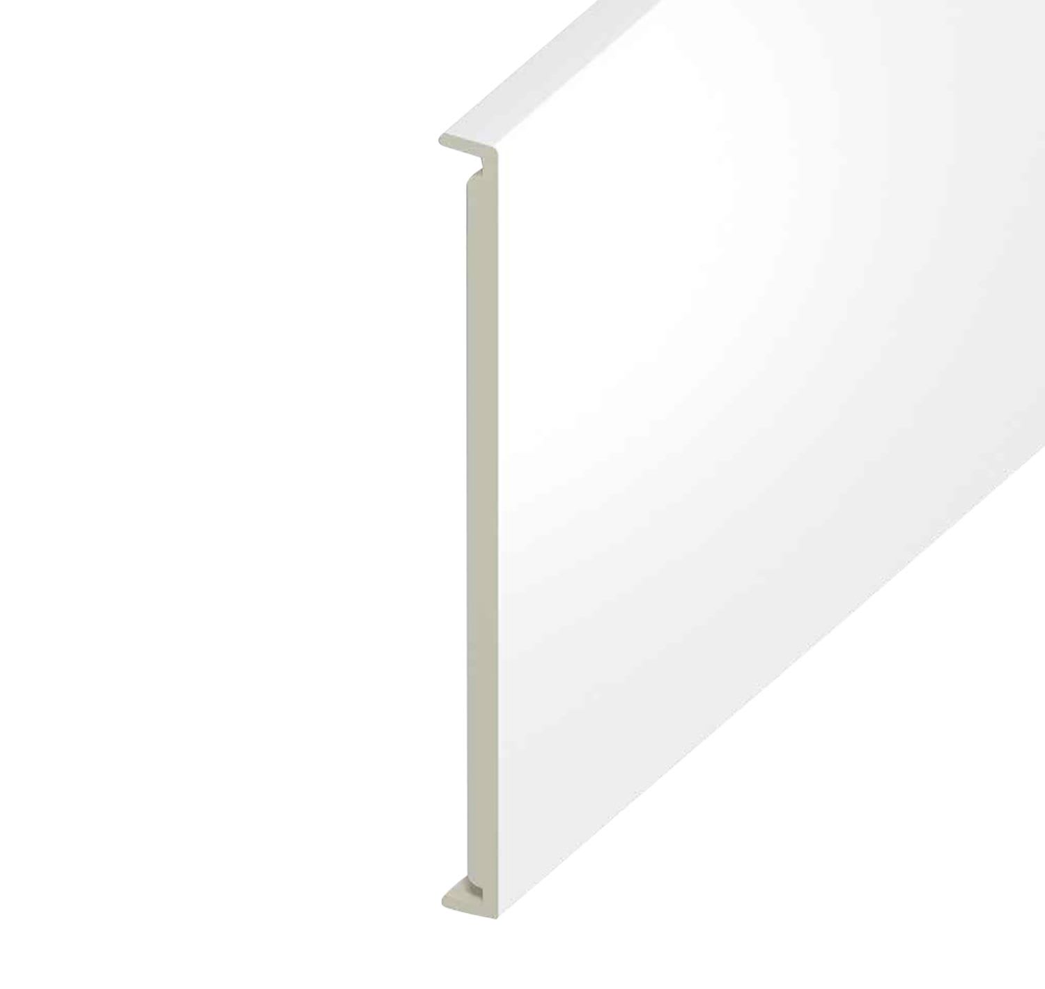 16mm Plain Anth Grey Double Fascia Board 350mm x 5m