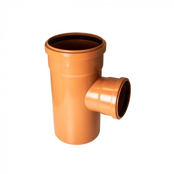 160mm x 110mm Drainage Unequal Junction Double Socket 45 Degree