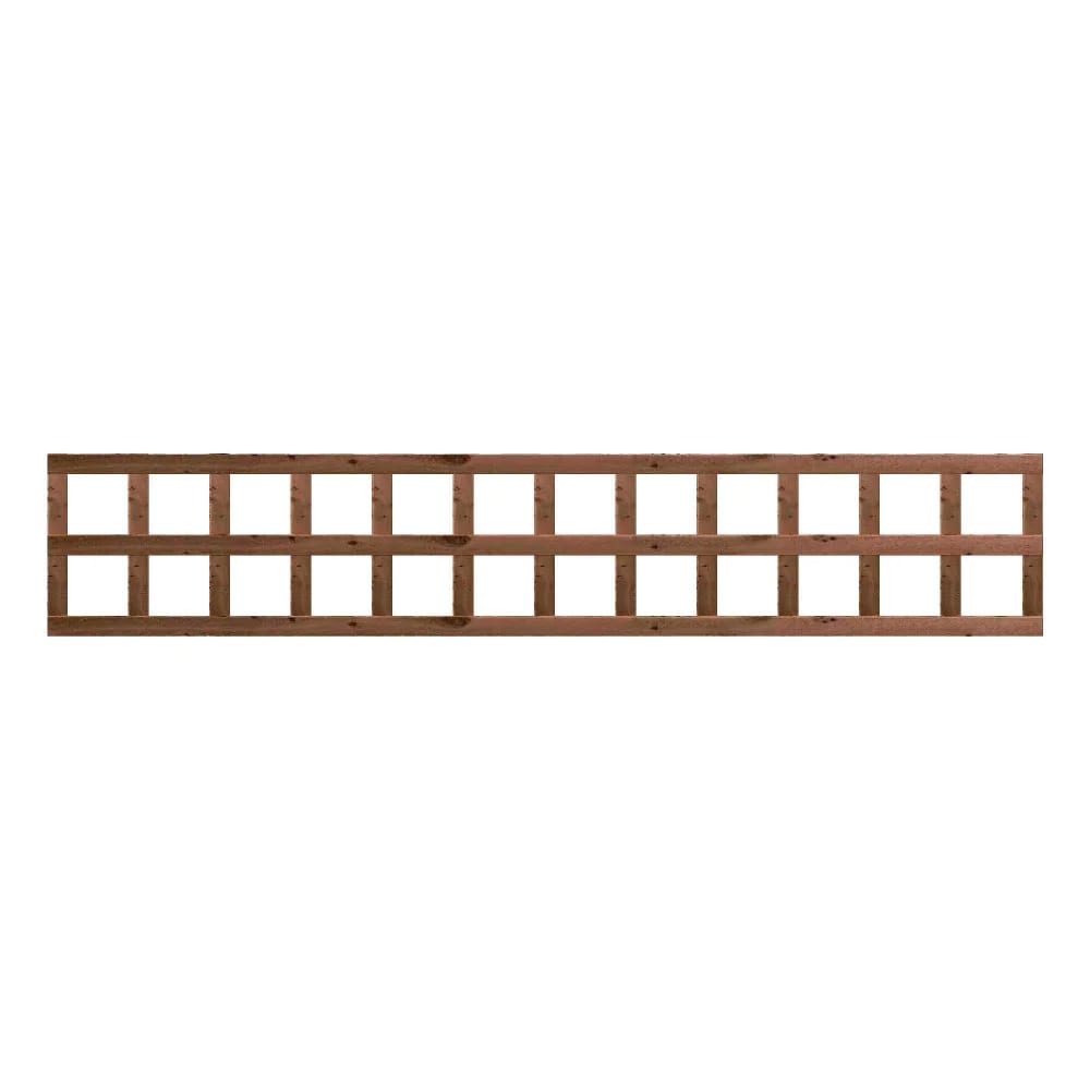 6' x 1' Heavy Duty Golden Brown Treated Trellis (1.83m x 0.30m)