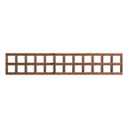 6' x 1' Heavy Duty Golden Brown Treated Trellis (1.83m x 0.30m)