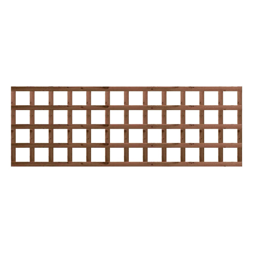 6' x 1' Heavy Duty Golden Brown Treated Trellis (1.83m x 0.30m)