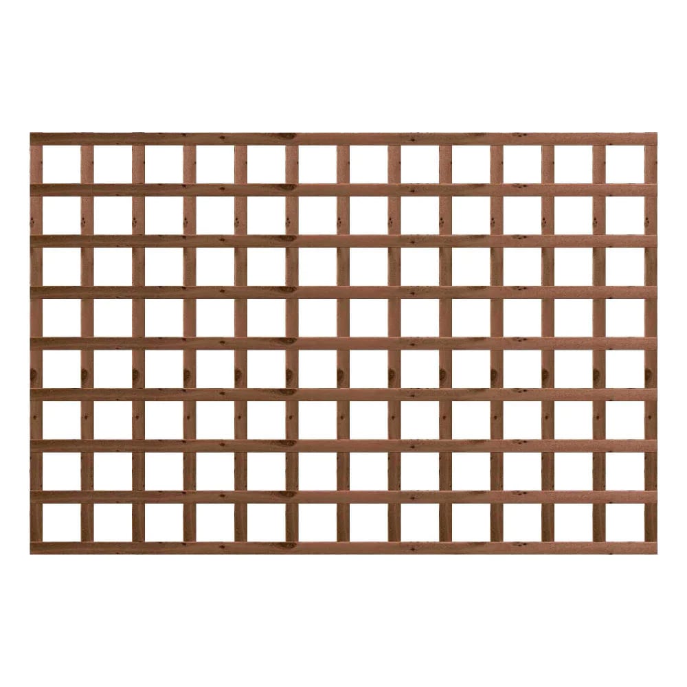 6' x 1' Heavy Duty Golden Brown Treated Trellis (1.83m x 0.30m)