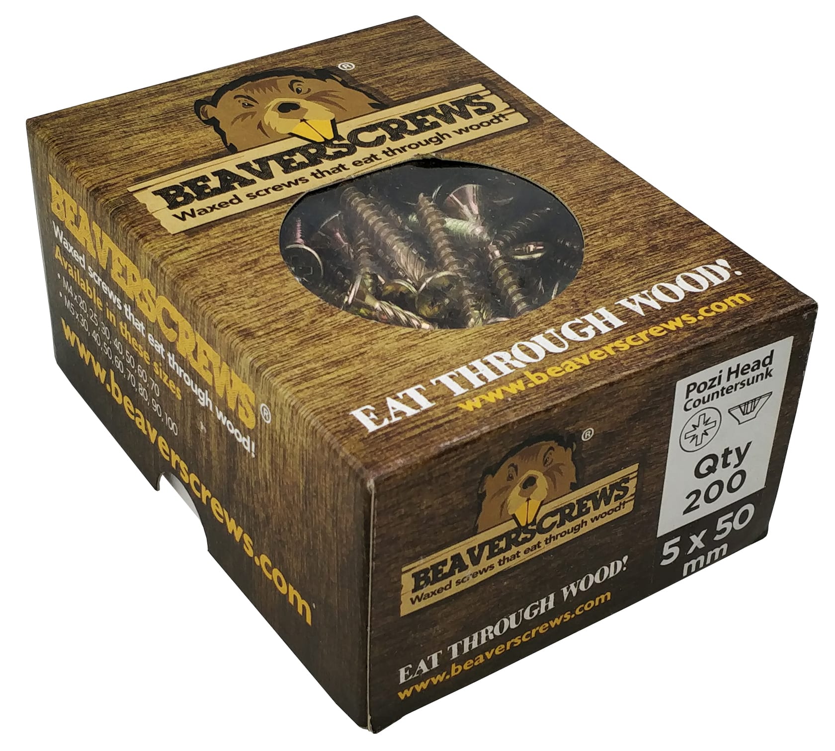 Beaverscrews HPWS 3.5 x 25mm (200/Box)