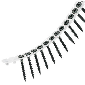 25mm Black Drywall Screws Coarse Thread Collated (1000/Box)