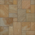 Light Grey Indian Sandstone Paving Slab 600mm x 600mm
