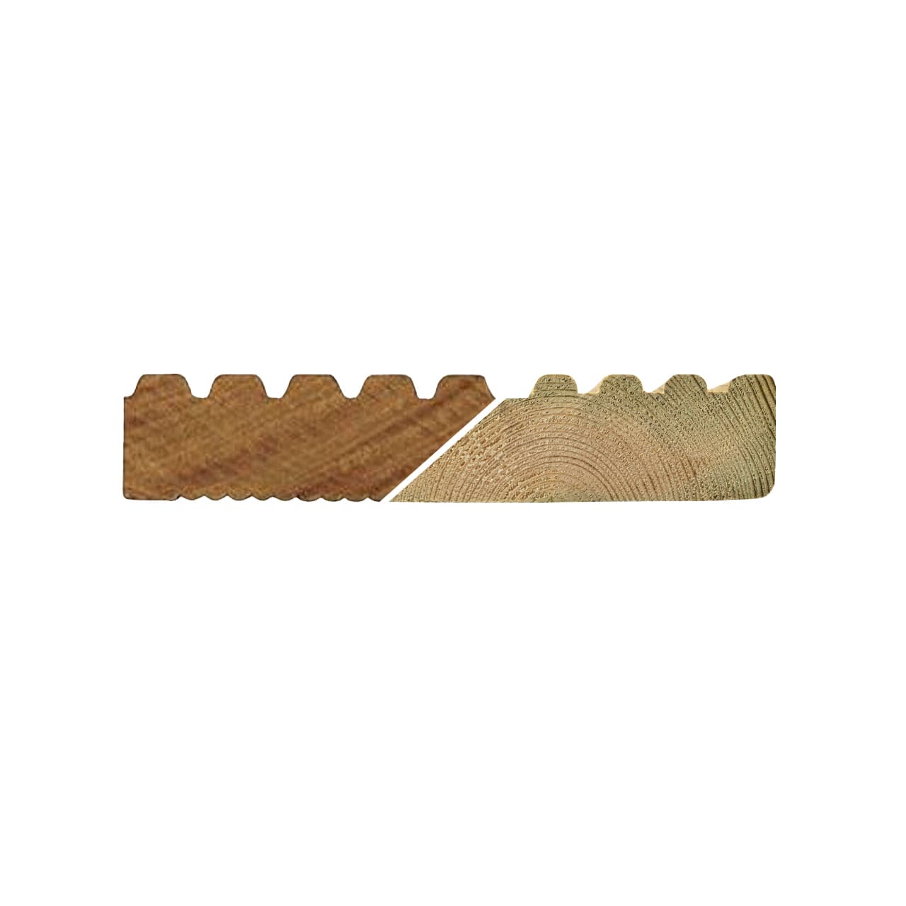 32mm x 125mm Softwood Grooved Reversible Decking Board 3000mm