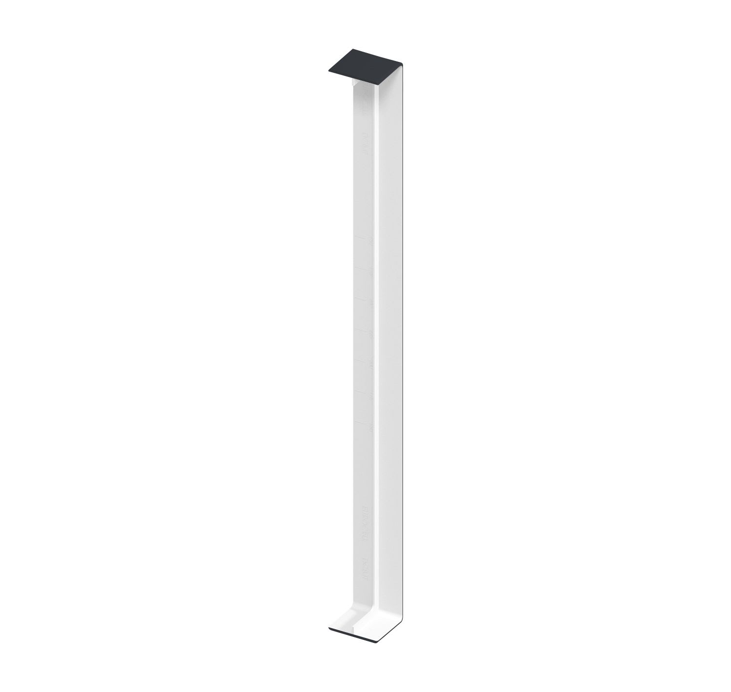 Double 90 Degree Internal Corner Trim Anth Grey 450mm