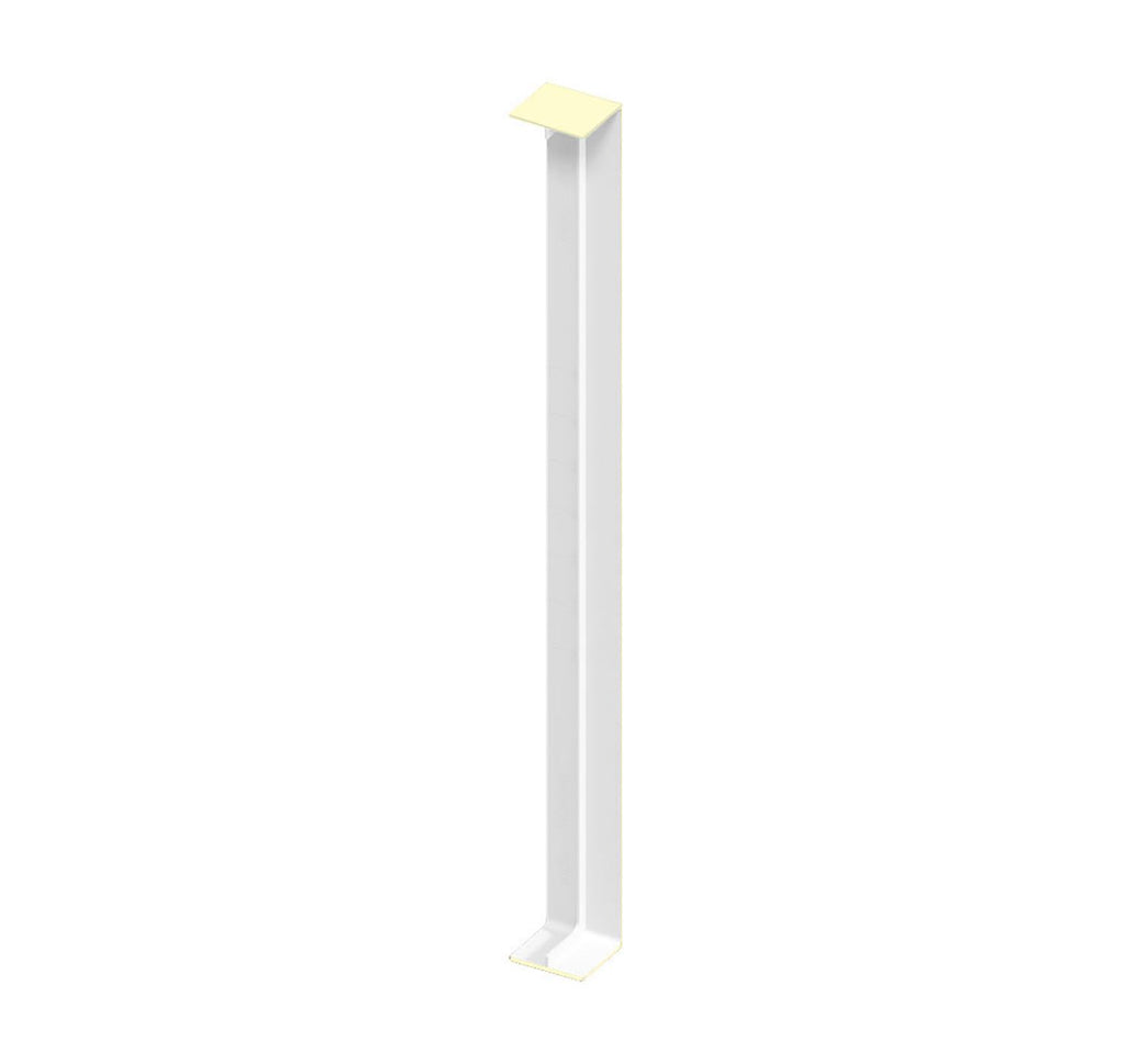 Double 90 Degree Internal Corner Trim Anth Grey 450mm