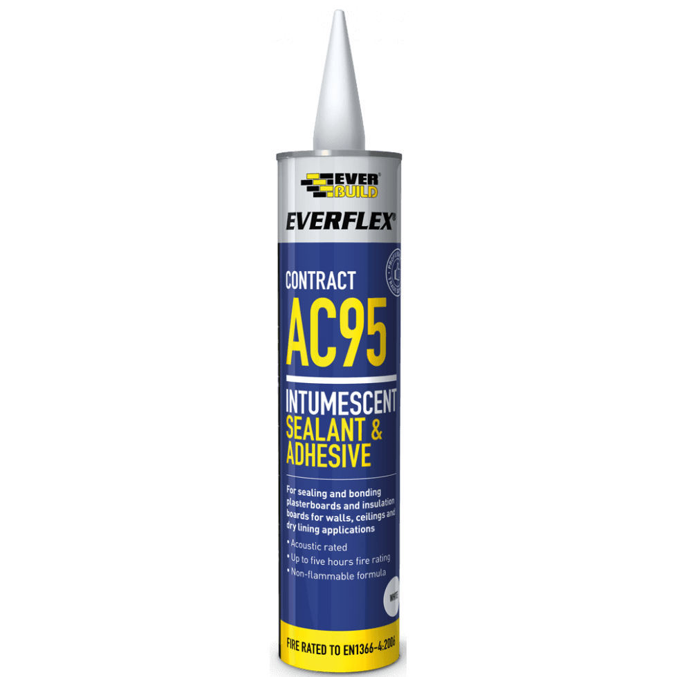 Everbuild AC95 Intumescent Fire & Acoustic Sealant & Adhesive 900ml