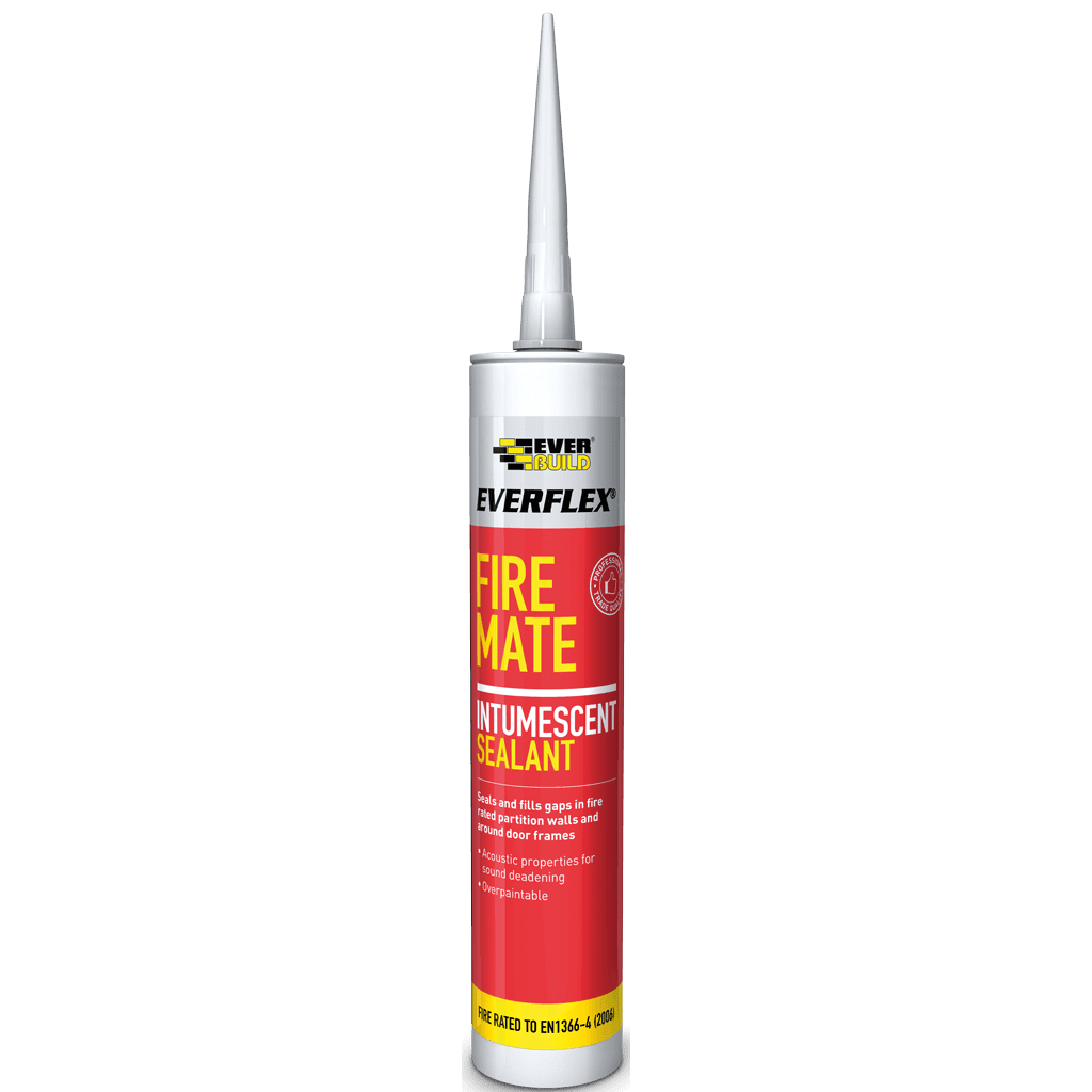 Everbuild Fire Mate Intumescent Acrylic Sealant White 295ml