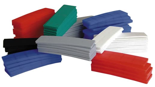 Flat Packers 1.0 x 28mm Green (100/Bag)
