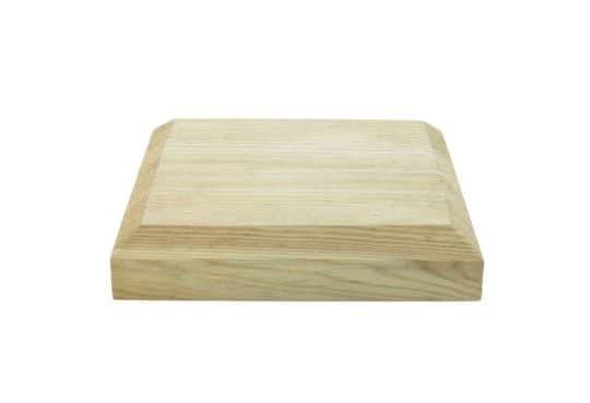 Brown Treated Timber Fence Post Cap 100mm x 100mm