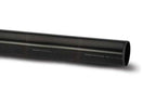 110mm Soil Pipe Single Socket Black 3m