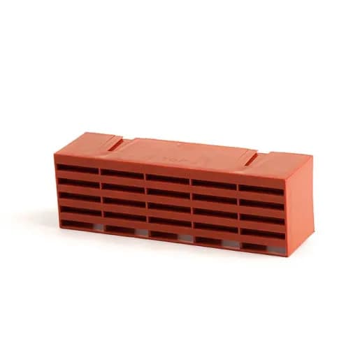 Plastic Air Brick Black 76mm x 229mm (9" x 3")