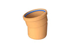 110mm Drainage Bend Double Socket 15 Degree