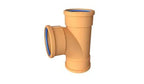 110mm Drainage Equal Junction Double Socket 45 Degree