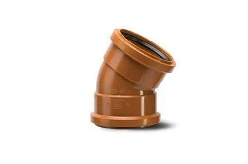 110mm Drainage Bend Double Socket 15 Degree