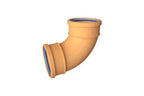 110mm Drainage Bend Double Socket 15 Degree