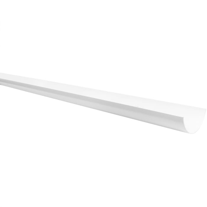 112mm Half Round Gutter Black 2m