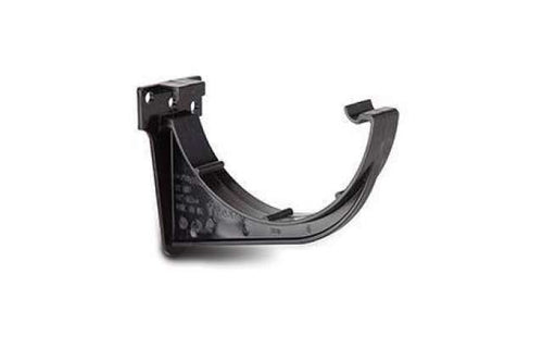 112mm Half Round Black Gutter Fascia Bracket
