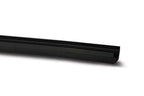 114mm Square Gutter Black 2m