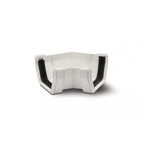 114mm Square Angle 135 Degree White