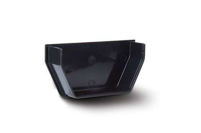 114mm Square Internal Stop End Black