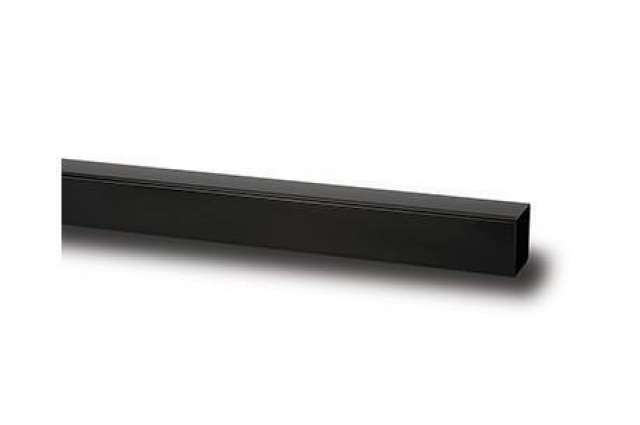 65mm Square Downpipe Black 2.5m