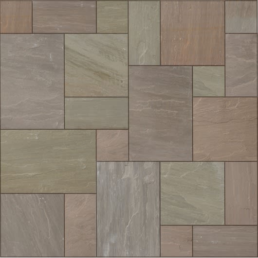 Light Grey Indian Sandstone Paving Slab 600mm x 600mm