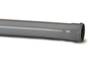 110mm Soil Pipe Single Socket Black 3m
