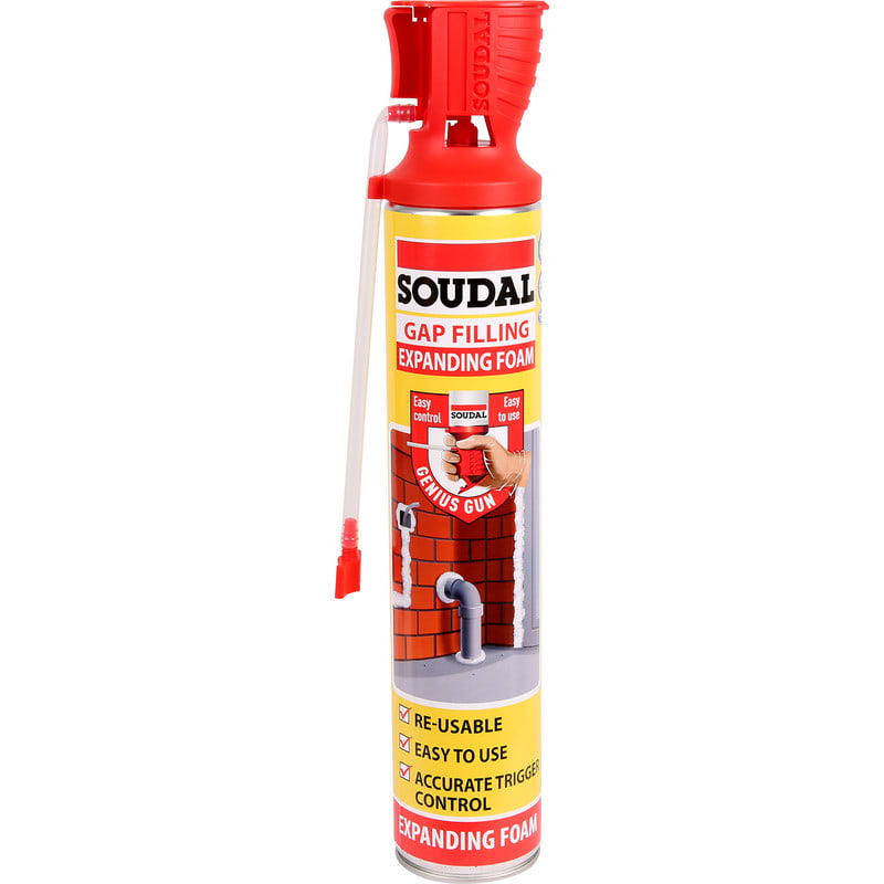 Soudal Genius Gun Gap Filling Expanding Foam 500ml