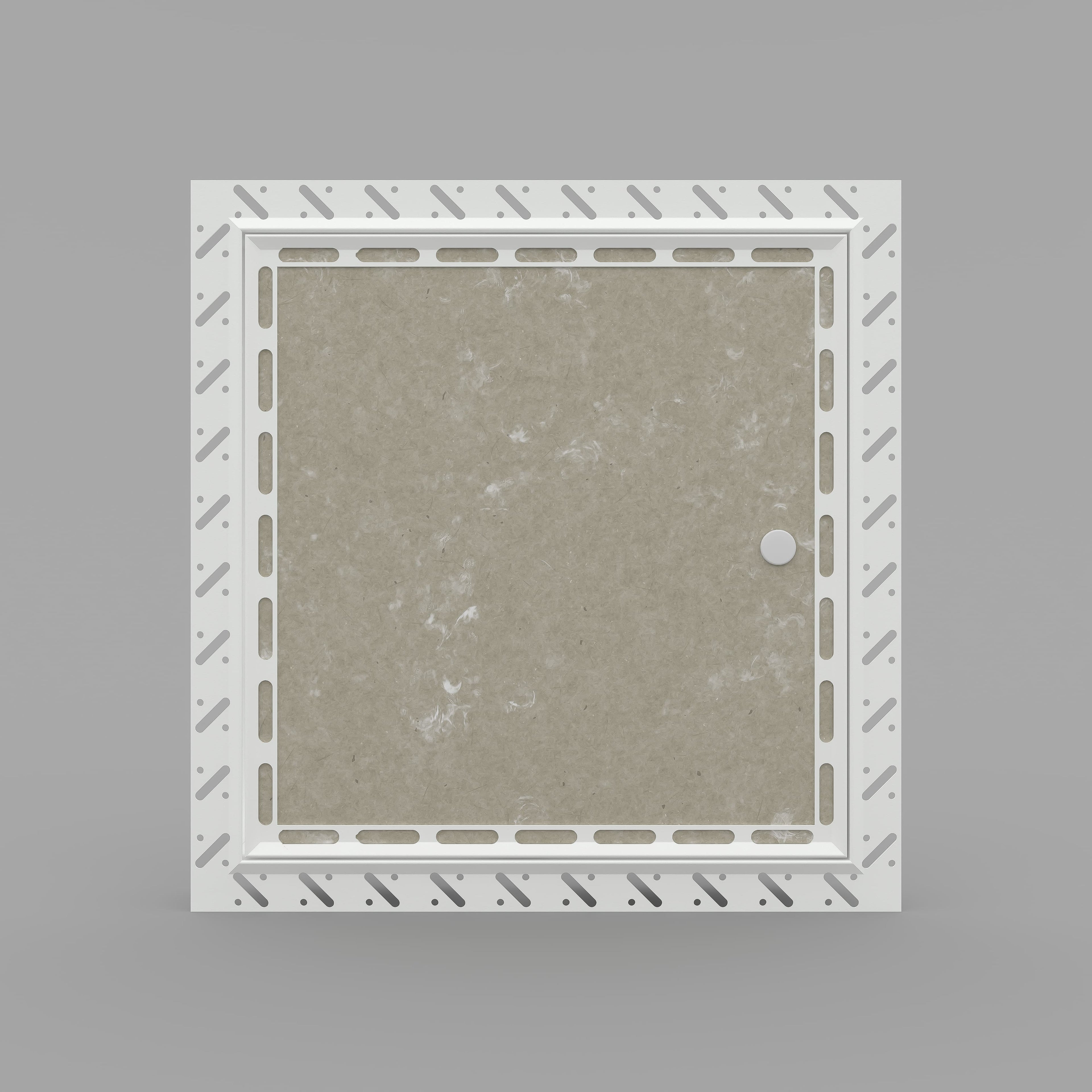 1 Hour Fire Rated White Beaded Frame Plasterboard Access Panel 150mm x 150mm