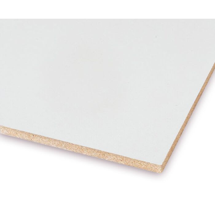 12mm White Melamine Faced MDF Board 2440mm x 1220mm (8' x 4')