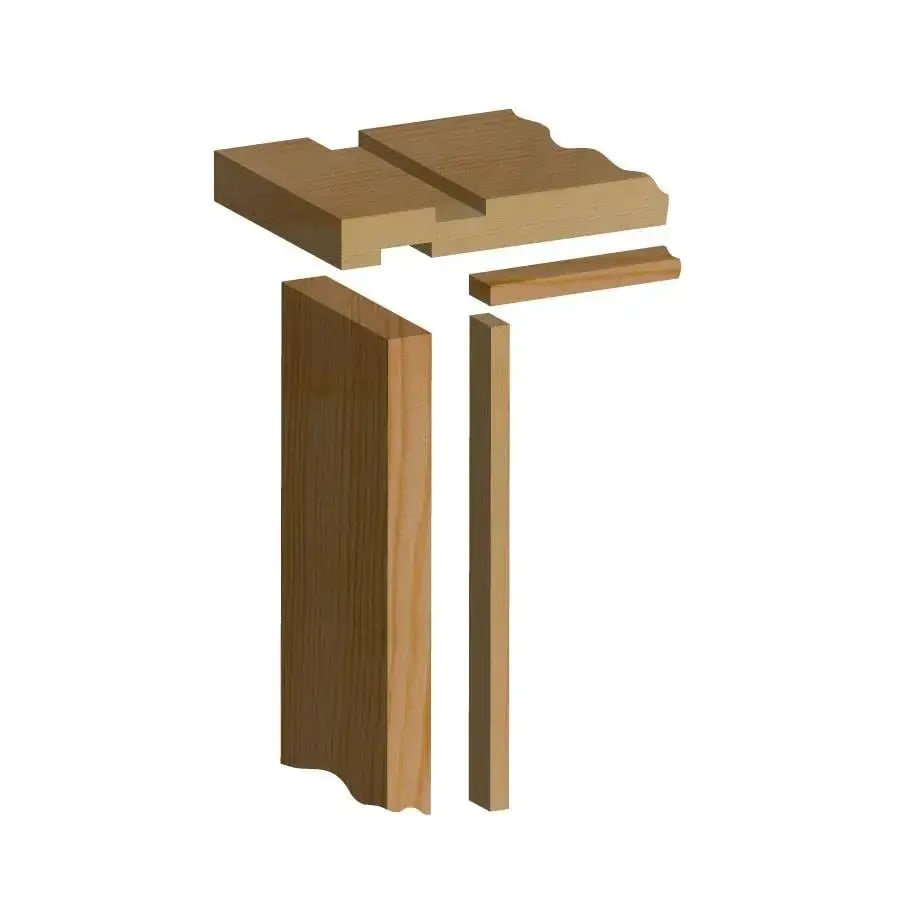 32mm x 115mm Whitewood Door Lining Set and Stops 762mm Doors (Finish 27.5mm x 108mm)