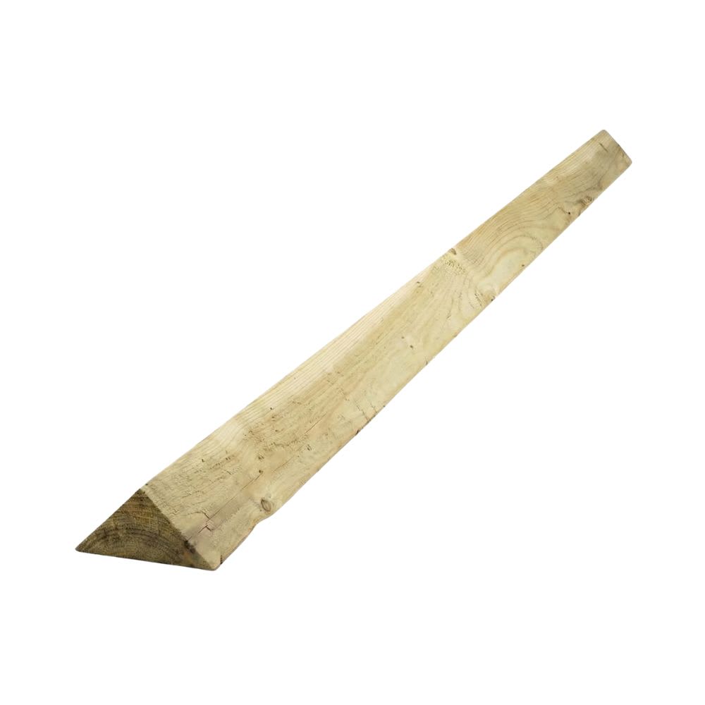 Brown Sawn Treated Arris Rail 75mm x 75mm x 3000mm