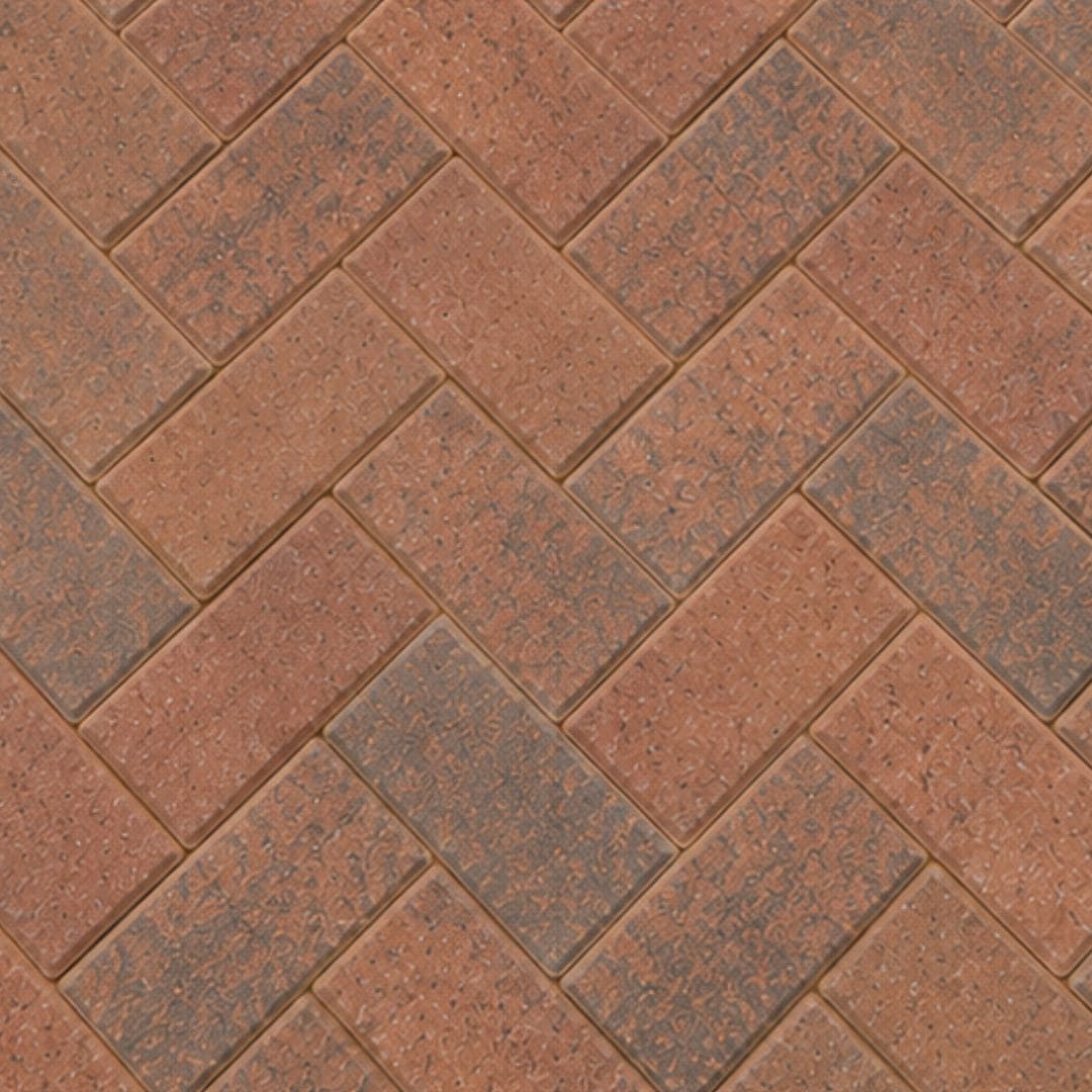 Brindle Concrete Block Paving 200mm x 100mm x 50mm (Per m2)