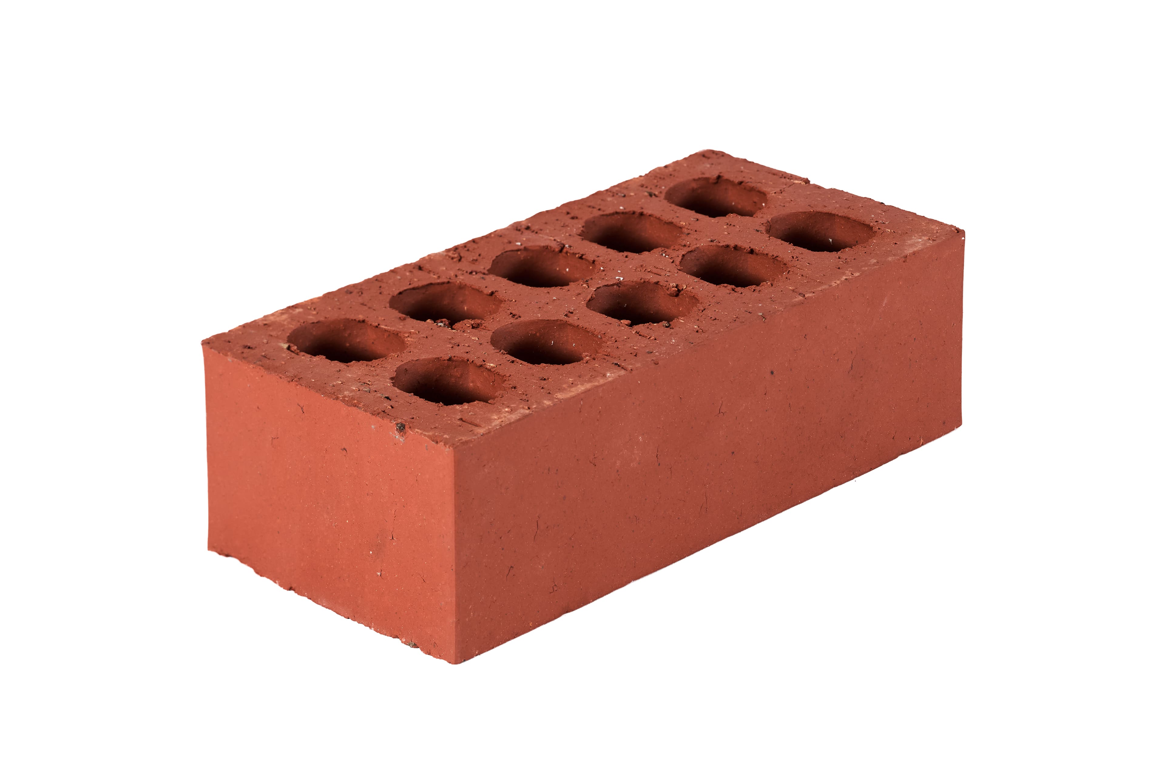 Class B Engineering Brick Smooth Blue Perforated 65mm