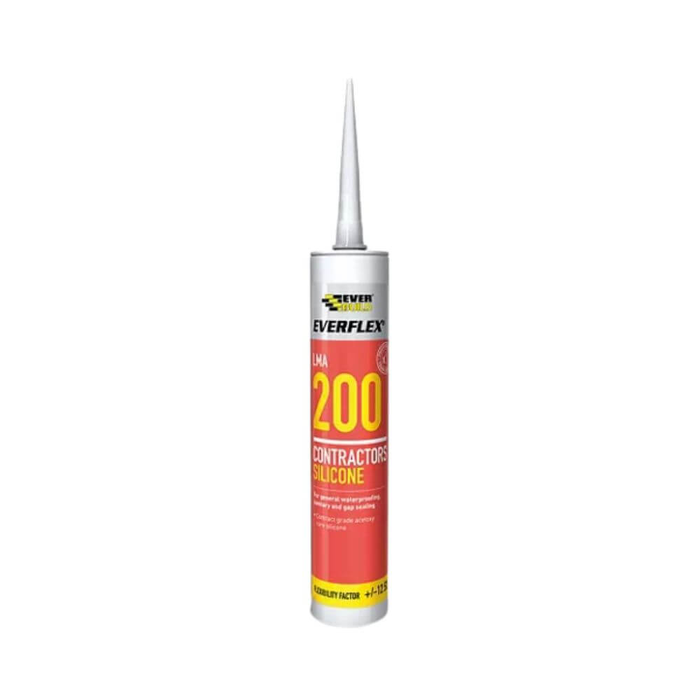 Everbuild 200 Contractors Silicone Brown 295ml