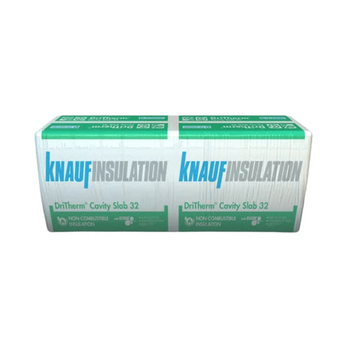 100mm Knauf DriTherm Cavity Wall Insulation Slab 32 (3.28m2/Pack)