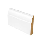 14.5mm x 119mm MDF White Primed Chamfered Skirting Board 4200mm