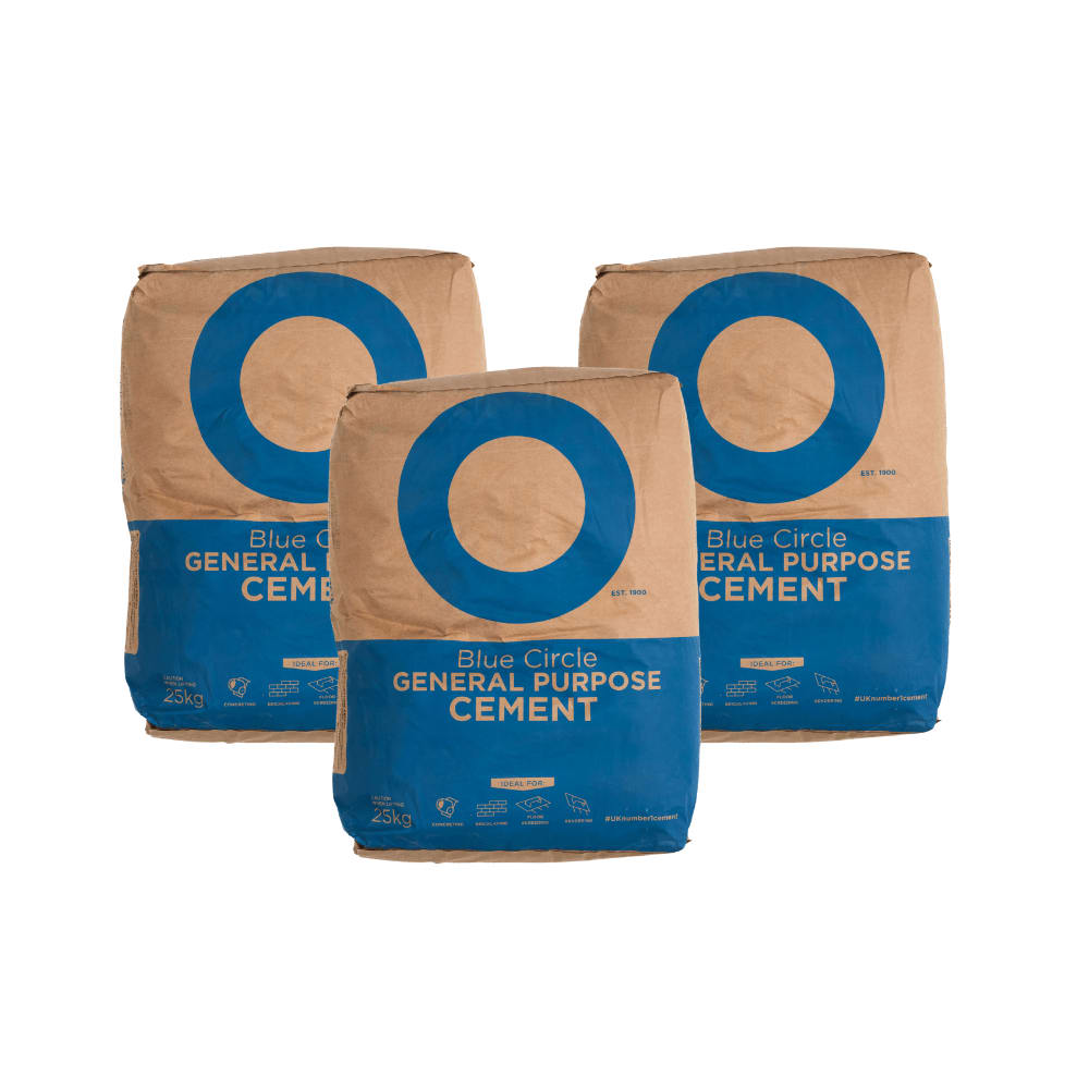 Blue Circle General Purpose Grey Cement 25kg (Paper Bag) - Pallet of 60