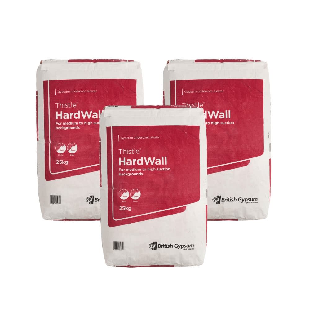 British Gypsum Thistle Bonding Coat Plaster 25kg - Pallet of 56