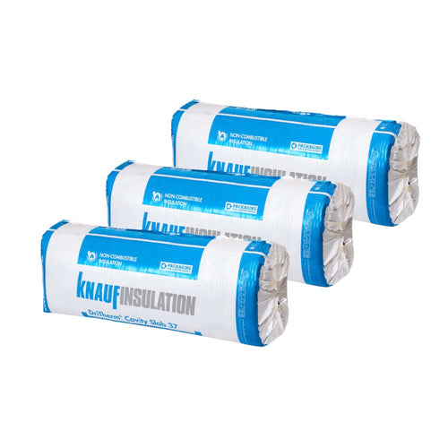 100mm Knauf DriTherm Cavity Wall Insulation Slab 32 - Pallet of 30 Packs (98.4m2/Pallet)