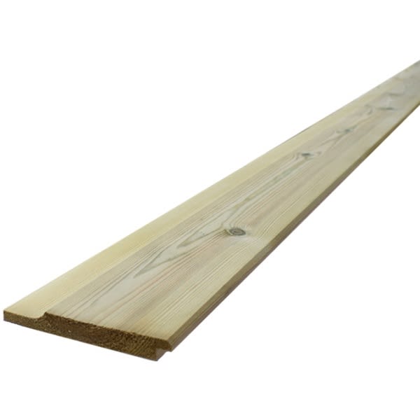 19mm x 100mm T&G Loglap Cladding (Finish 14.5mm x 94mm) - 1 Metre