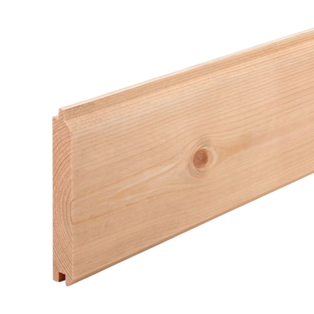 19mm x 100mm T&G Loglap Cladding (Finish 14.5mm x 94mm) - 1 Metre