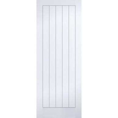 Vertical 5 Panel Textured Semi Solid Door 838mm x 1981mm x 35mm